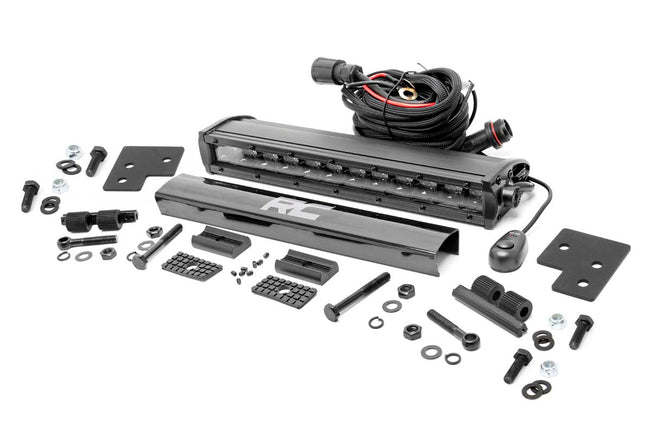 Rough Country Polaris 12-Inch LED Bumper Kit Black Series 19-20 Ranger