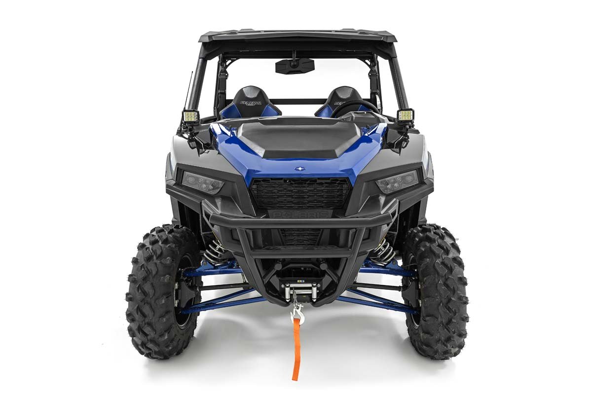 Rough Country Polaris Dual LED Cube Kit Black Series w/White DRL 16-20 General
