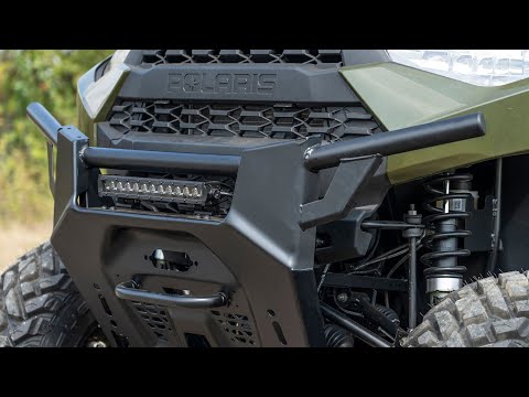 Rough Country Polaris 12-Inch LED Bumper Kit Black Series w. White DRL 19-20 Ranger