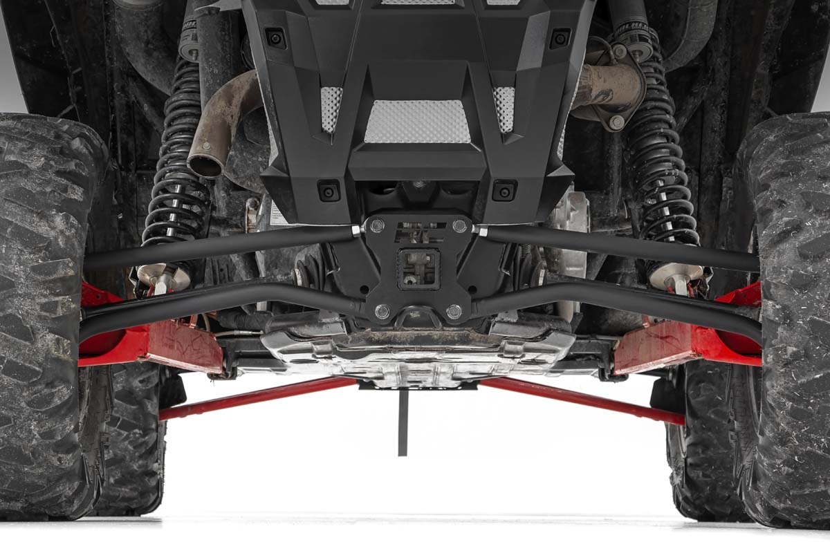 Rough Country Polaris 2.0 Inch Receiver Hitch Plate 14-20 RZR 1000