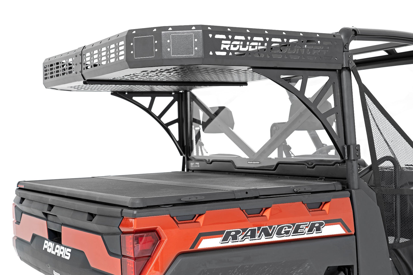 Rough Country Polaris Rear Cargo Rack w/o Cube Lights (19-20 Ranger 1000XP)