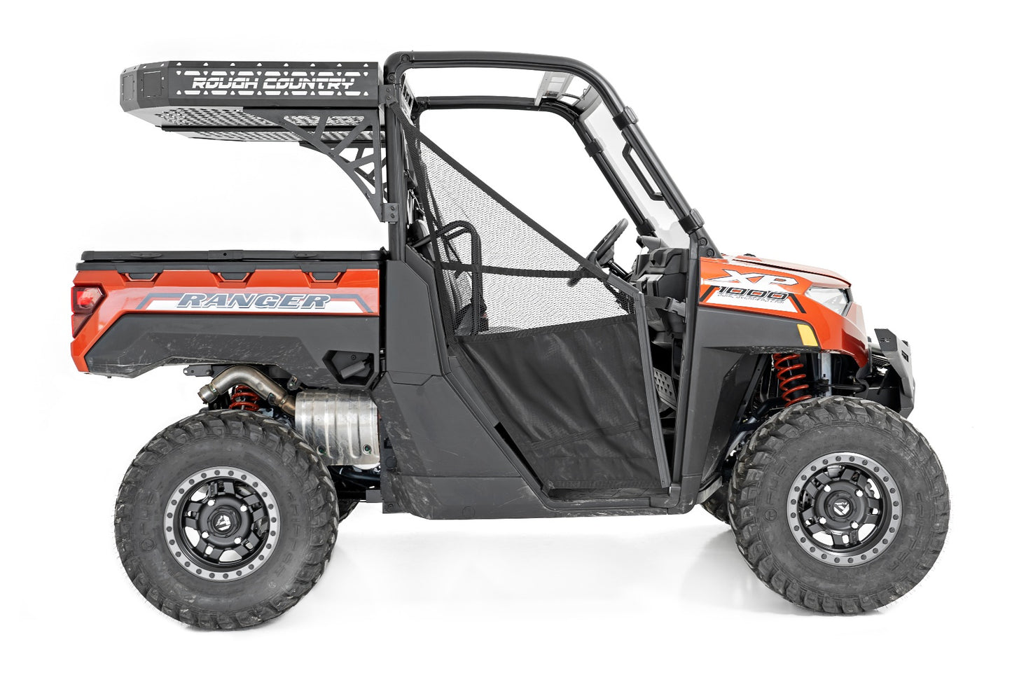Rough Country Polaris Rear Cargo Rack w/ Cube Lights (19-20 Ranger 1000XP)