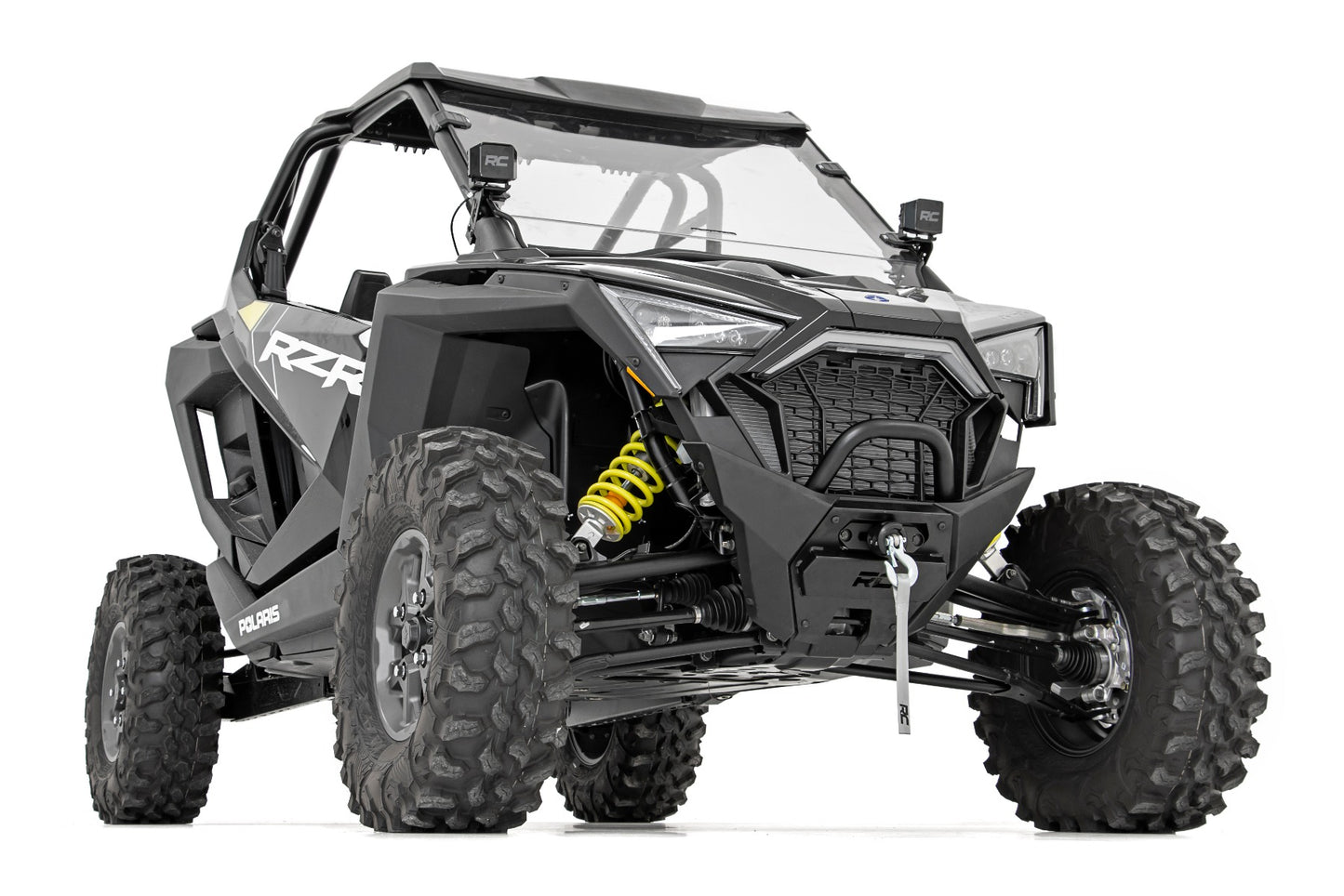 Rough Country Polaris Dual LED Cube Kit w/Black Series Flood LEDs 20-21 Polaris RZR PRO XP