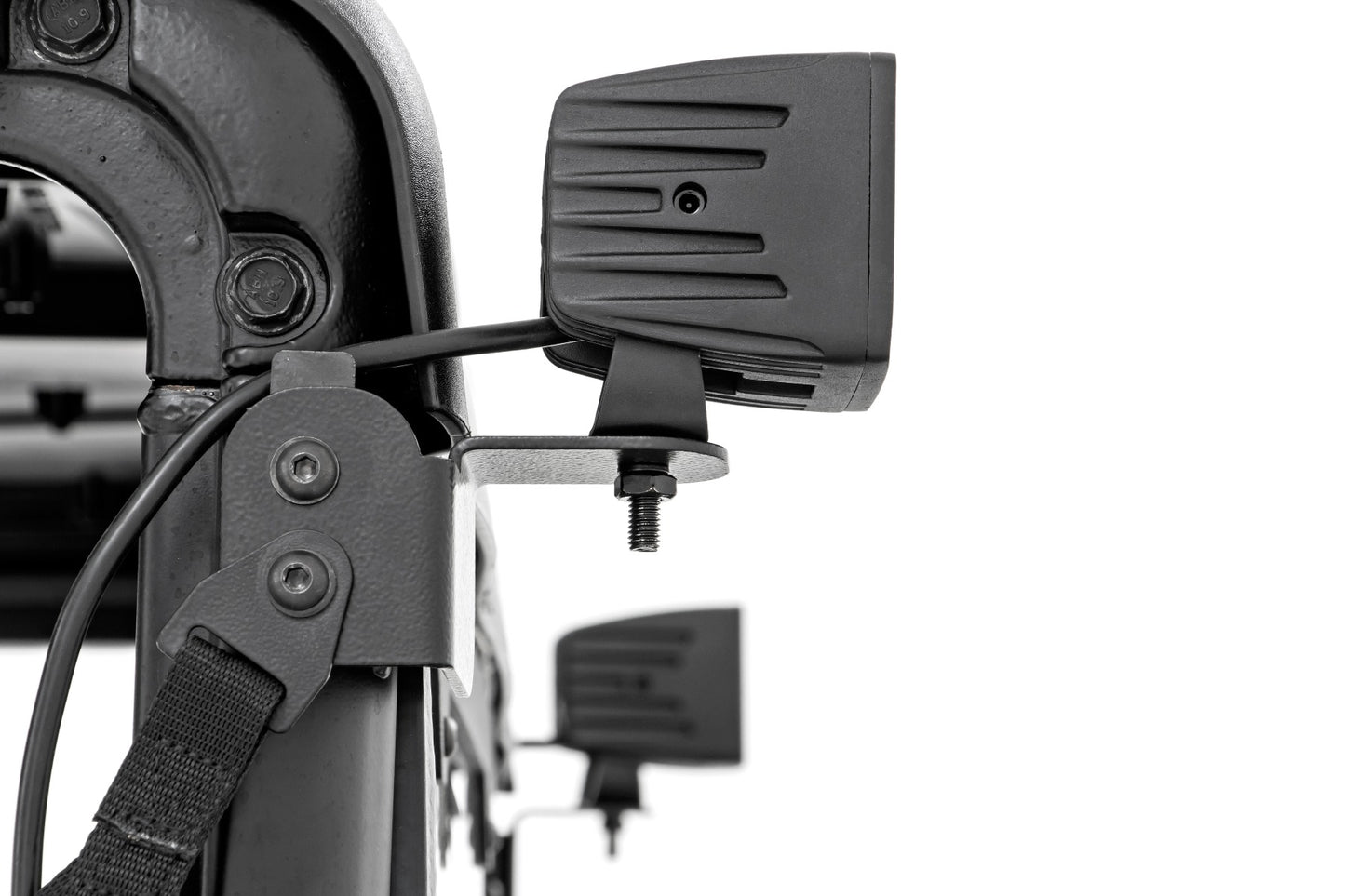 Rough Country Polaris Rear Facing 2-Inch Spot Black Series LED Kit 19-21 Polaris Ranger
