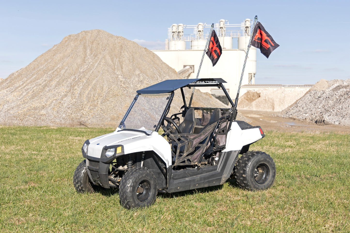 Rough Country Polaris LED Whip Light Bed Mount Kit 12-20 Polaris RZR 170 EFI