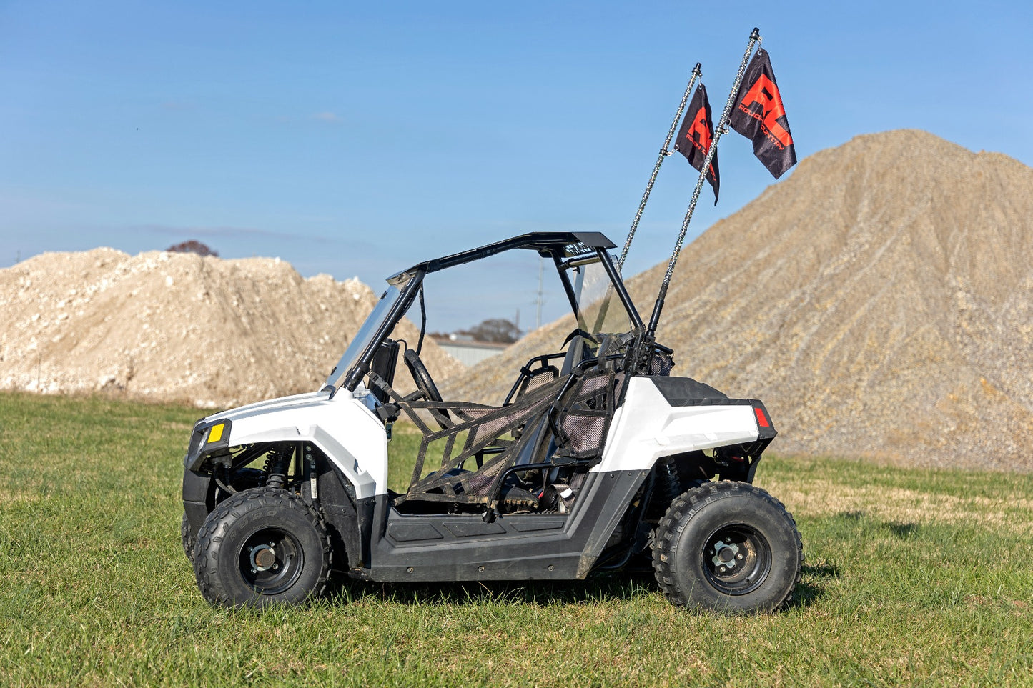 Rough Country Polaris LED Whip Light Bed Mount Kit 12-20 Polaris RZR 170 EFI