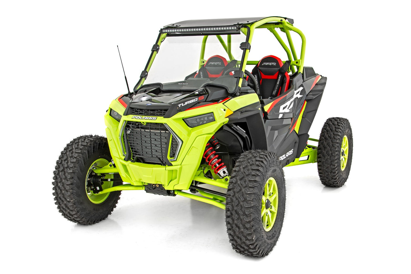Rough Country Polaris Front-Facing 30-inch Curved LED Kit 19-21 Polaris RZR Turbo S
