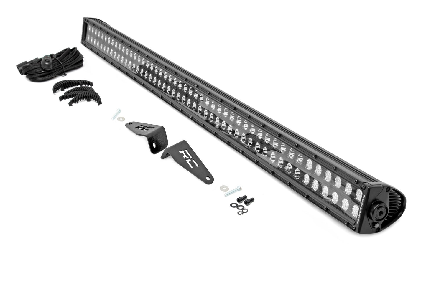 Rough Country LED Light Rear Mount 50 Inch Dual Row Black Pair 14-22 Polaris Ranger 1000XP