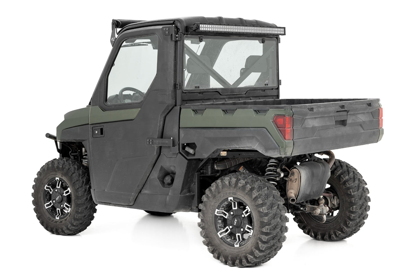Rough Country LED Light Rear Mount 50 Inch Dual Row Black Pair 14-22 Polaris Ranger 1000XP