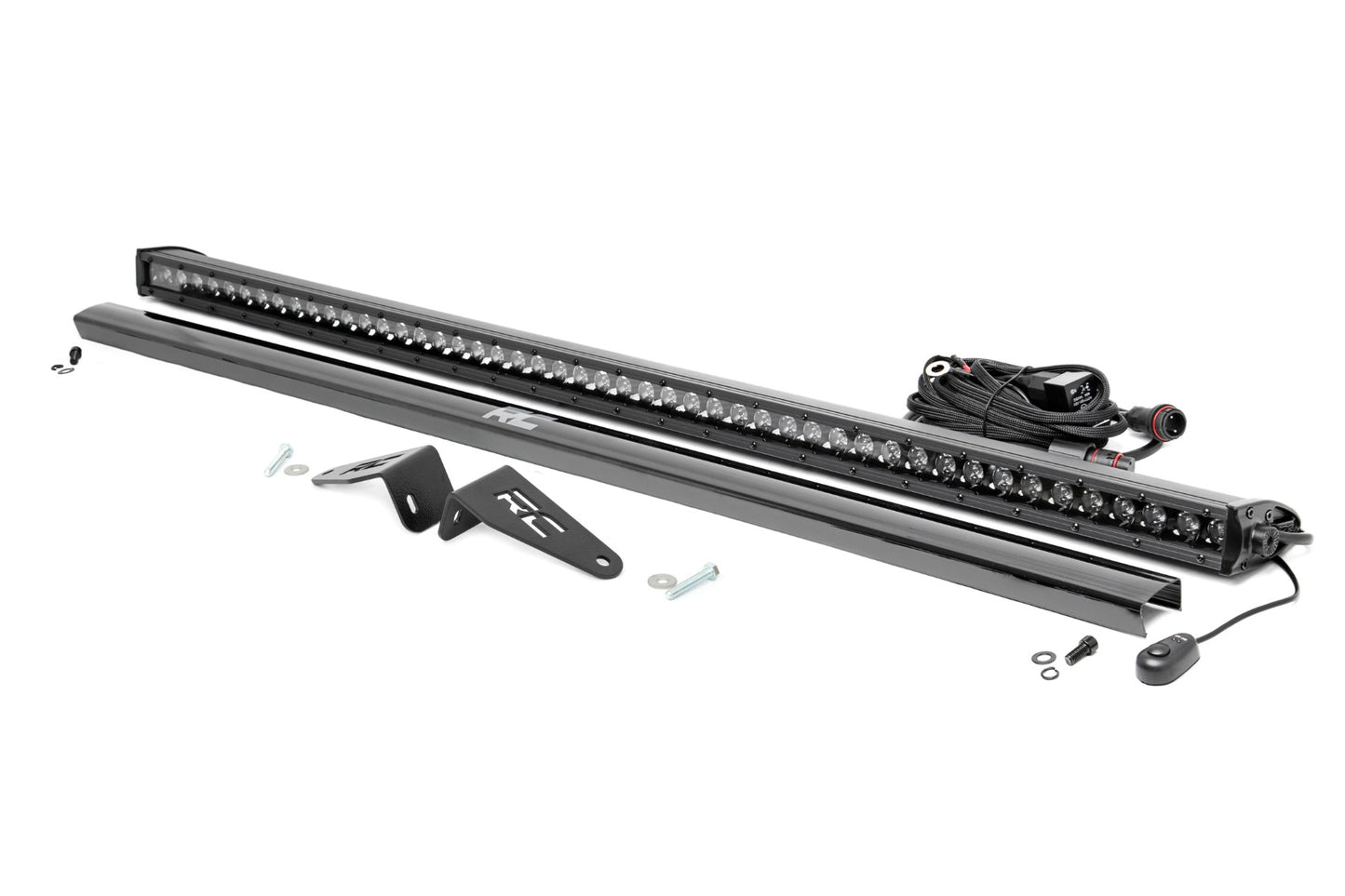 Rough Country LED Light Rear Mount 50 Inch Single Row Black Pair 14-22 Polaris Ranger 1000XP
