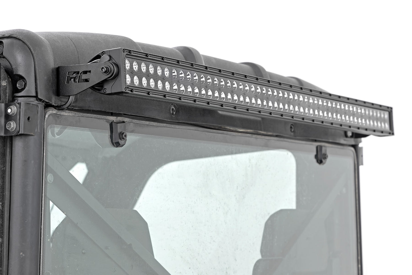 Rough Country LED Light Rear Mount 50 Inch Single Row Black Pair 14-22 Polaris Ranger 1000XP