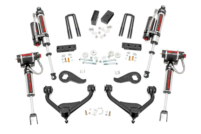 Rough Country 3.0 Inch GM Bolt-On Suspension Lift Kit w/ Vertex For 2020-2024 2500HD 2WD/4WD