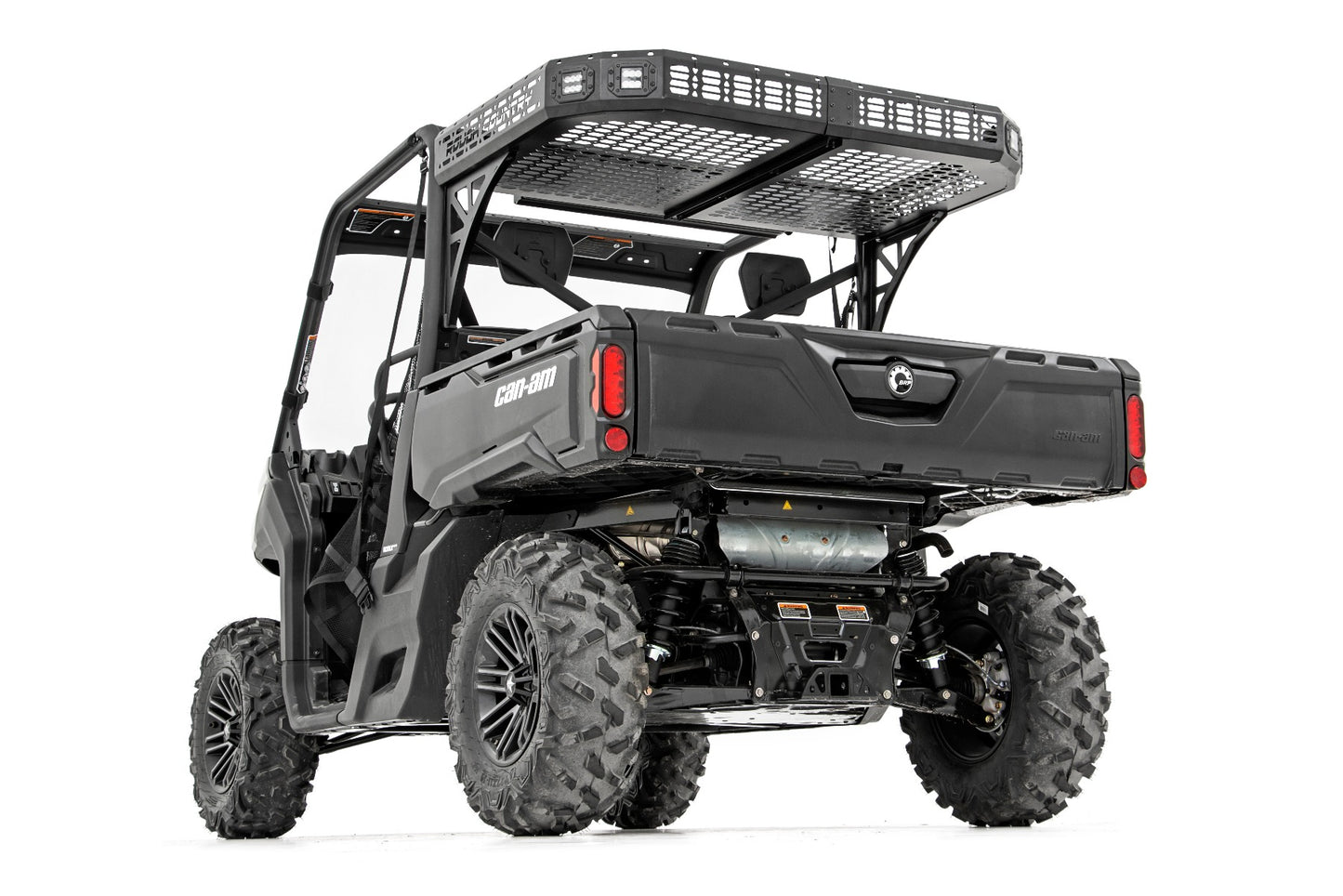 Rough Country Can-Am Rear Cargo Rack w/o Cube Lights (17-20 Defender)