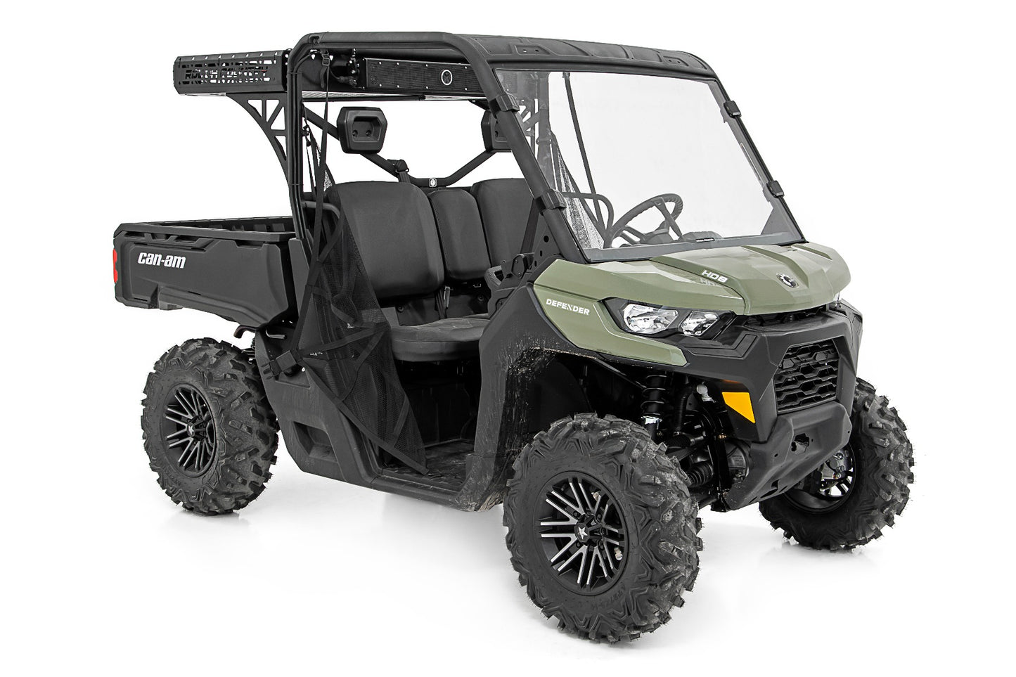 Rough Country Can-Am Rear Cargo Rack w/ Cube Lights (17-20 Defender)