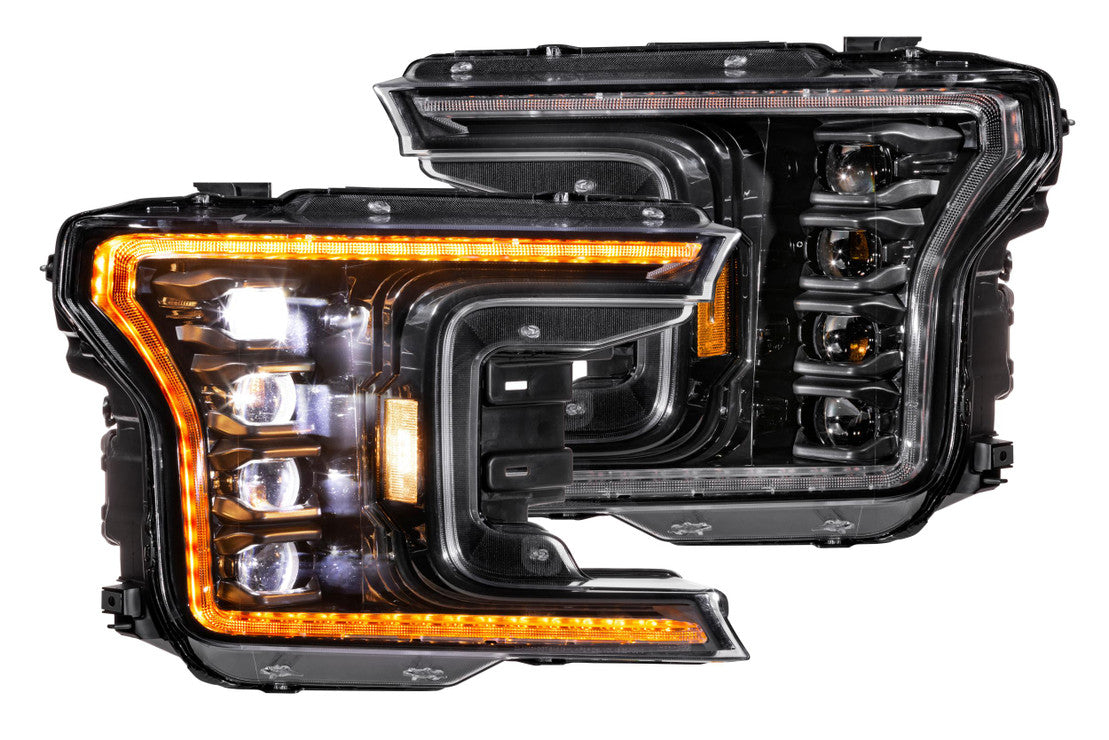 Morimoto 2018-2020 Ford F-150 XB LED Headlights, AMBER DRL