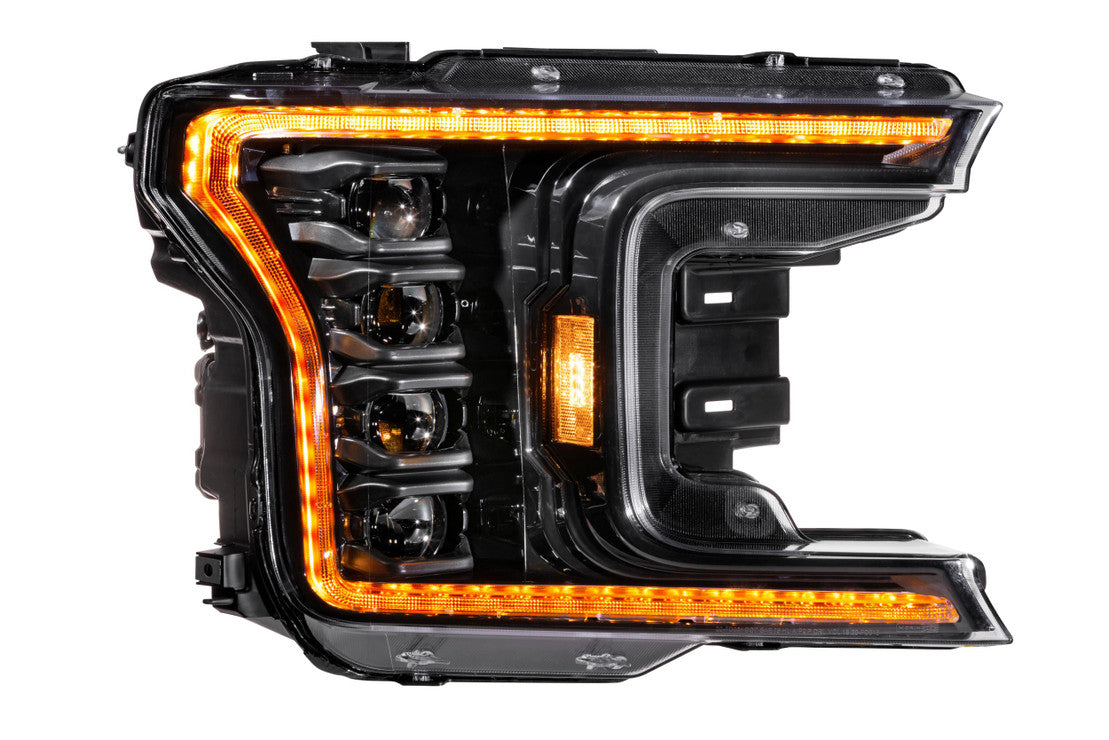 Morimoto 2018-2020 Ford F-150 XB LED Headlights, AMBER DRL