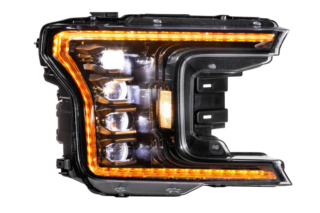 Morimoto 2018-2020 Ford F-150 XB LED Headlights, AMBER DRL
