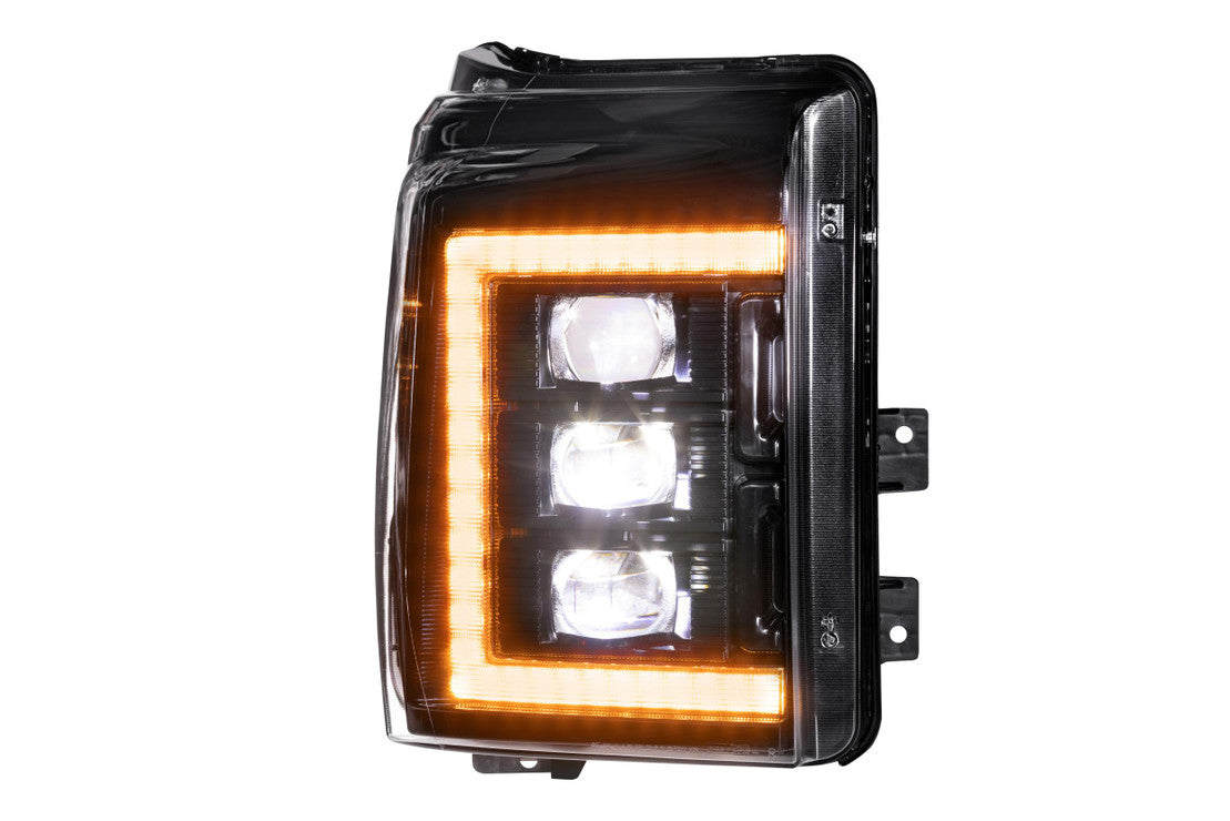 Morimoto 2011-2016 F-250 F-350 Super Duty XB LED Headlights. Amber DRL