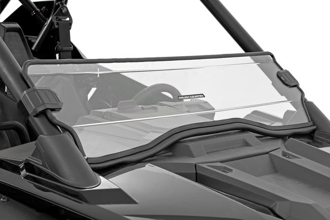 Rough Country Polaris Scratch Resistant Half Windshield 20-21 Polaris RZR PRO XP