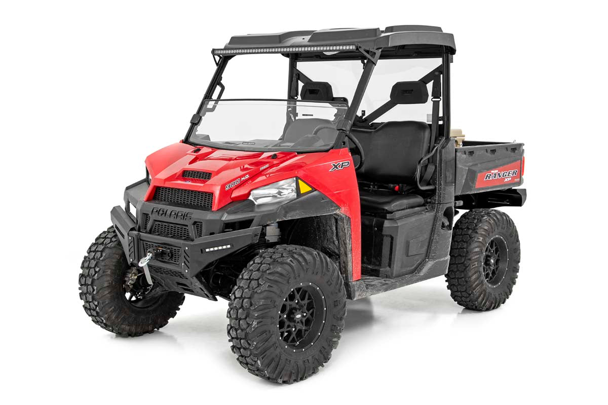 Rough Country Polaris Scratch Resistant Half Windshield 13-20 Ranger 900/900XP/1000/1000XP