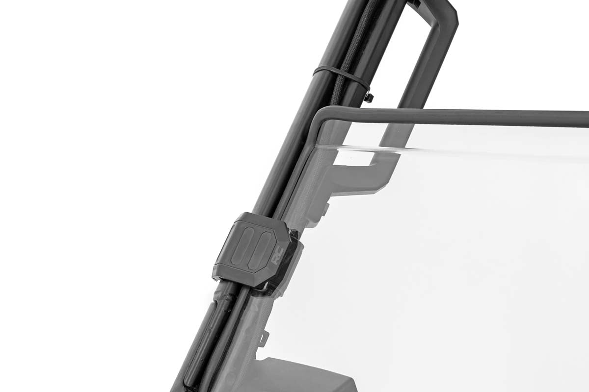 Rough Country Polaris Scratch Resistant Half Windshield 13-20 Ranger 900/900XP/1000/1000XP