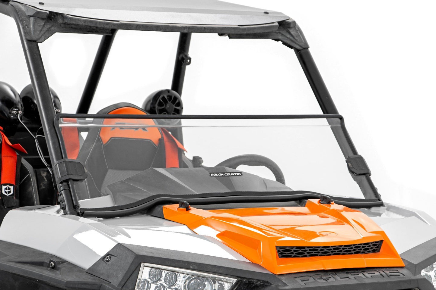 Rough Country Polaris Half Windshield (14-19 RZR 900/1000S, 14-19 RZR 900/1000XP Turbo)
