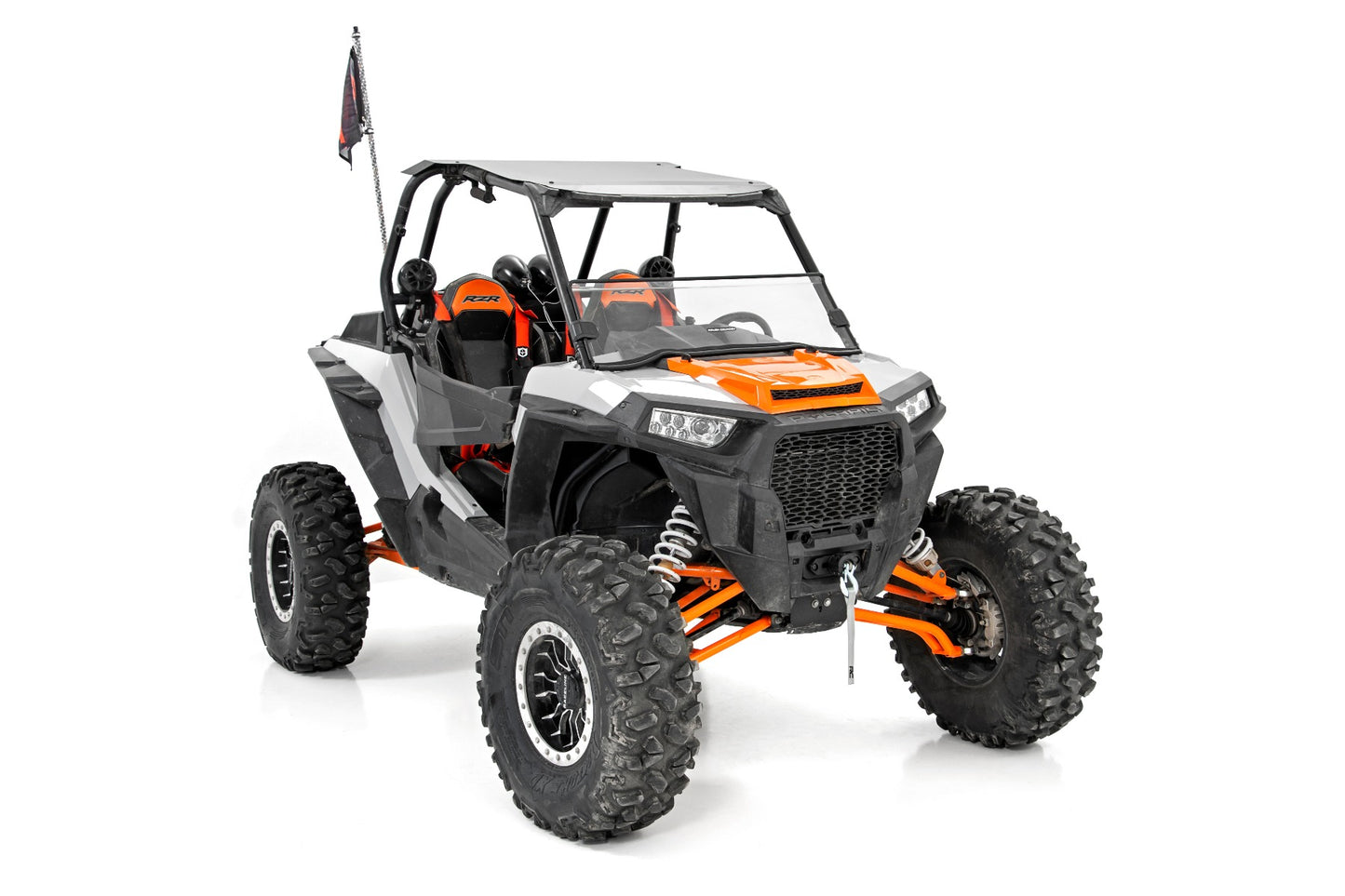 Rough Country Polaris Half Windshield (14-19 RZR 900/1000S, 14-19 RZR 900/1000XP Turbo)