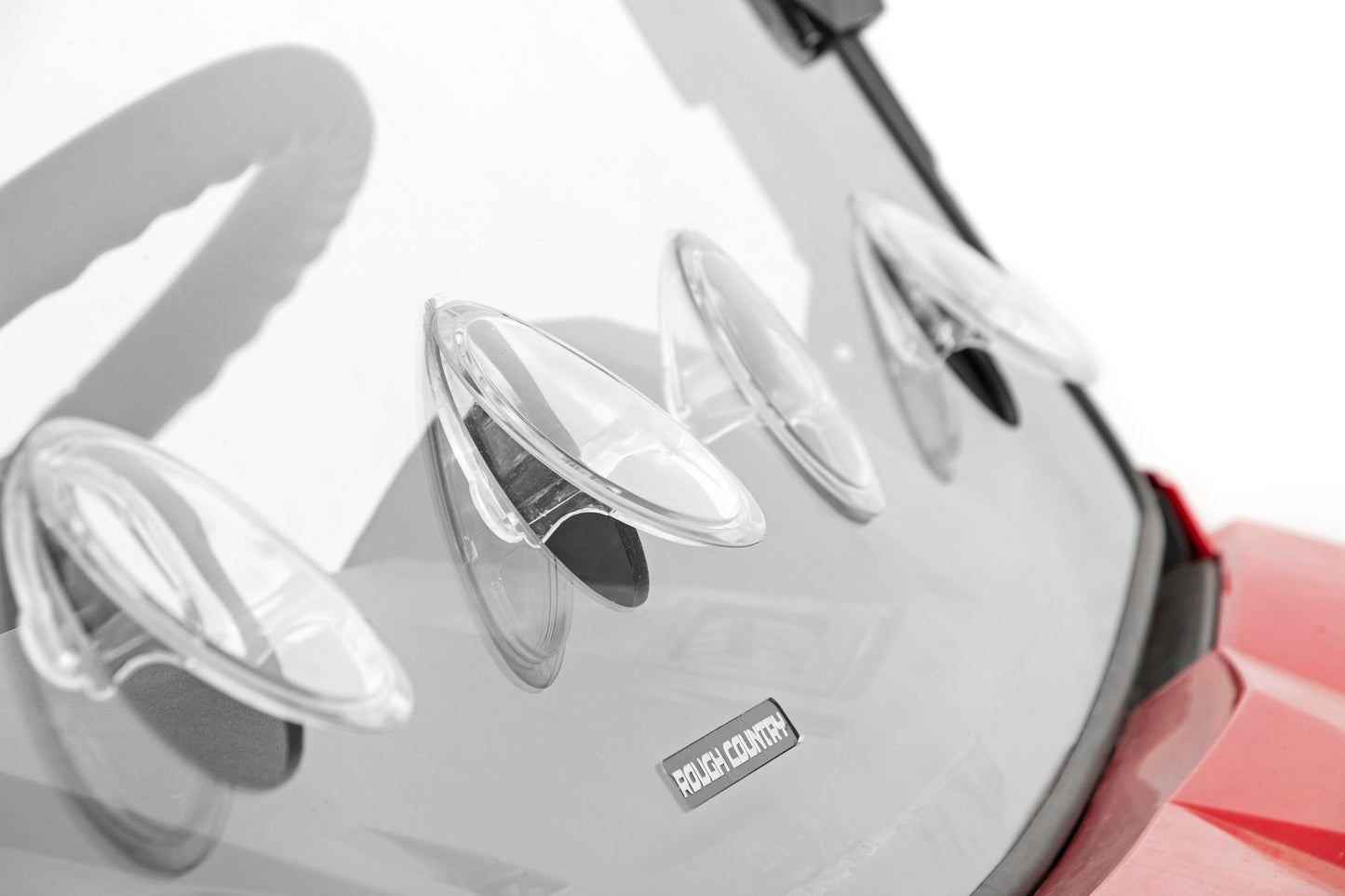 Rough Country Polaris Scratch Resistant Full Vented Windshield For 16-18 Ranger 1000XP and 13-20 Ranger 900XP