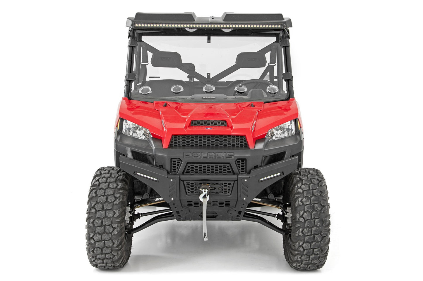 Rough Country Polaris Scratch Resistant Full Vented Windshield For 16-18 Ranger 1000XP and 13-20 Ranger 900XP