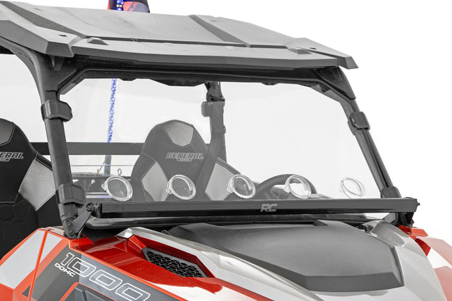 Rough Country Polaris Full Windshield Vented 16-21 Polaris General 4WD