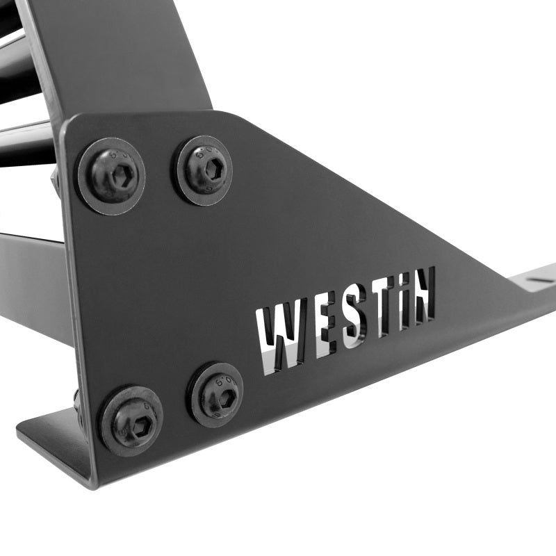 Westin 1999-2018 Chevrolet/Ford/GMC/Toyota Silverado/Sierra 1500/2500/3500 HD Headache Rack - Black