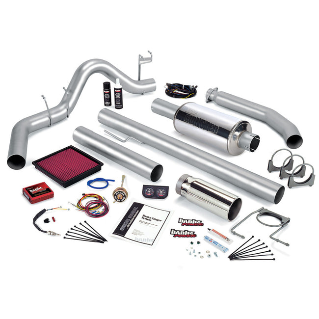 Banks Power 02 Dodge 5.9L 235Hp Ext Cab Stinger System - SS Single Exhaust w/ Chrome Tip