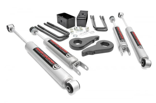 Rough Country 1.5-2.5 Inch Leveling Lift Kit Premium N3 Shocks 99-06 Silverado/Sierra 1500 4WD