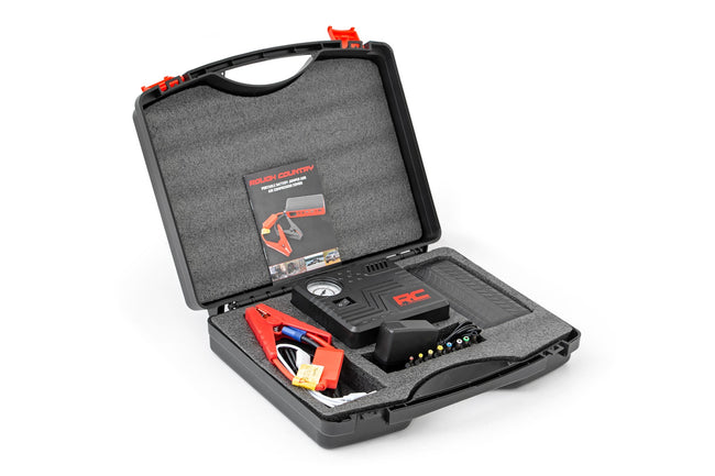 Rough Country Portable Jump Starter w/Air Compressor