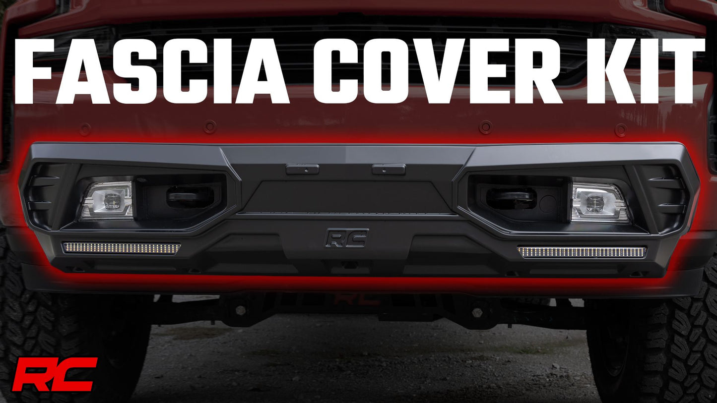 Rough Country Front Bumper Fascia Cover Kit 19-22 Chevy Silverado 1500 2WD/4WD