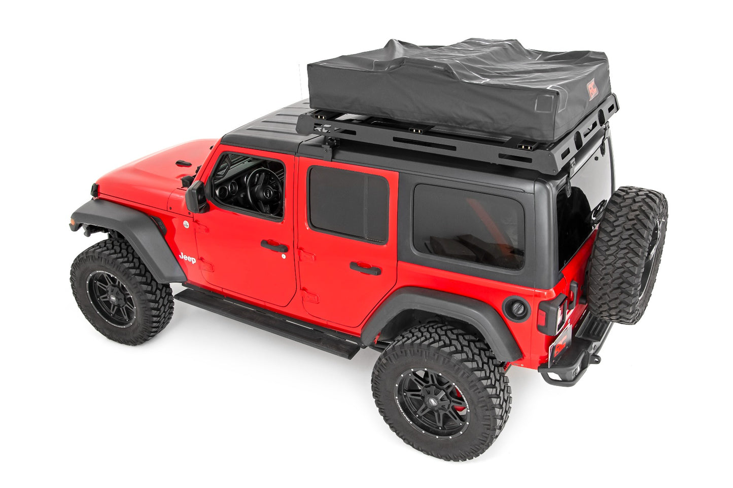 Rough Country Roof Top Tent Rack Mount 12 Volt Accessory and LED Light Kit