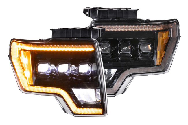 Morimoto 2009-2014 Ford F-150 XB LED Headlights, AMBER DRL