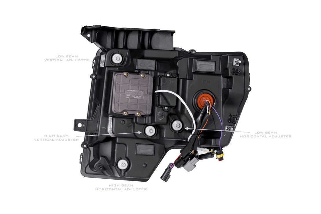 Morimoto 2009-2014 Ford F-150 XB LED Headlights, AMBER DRL