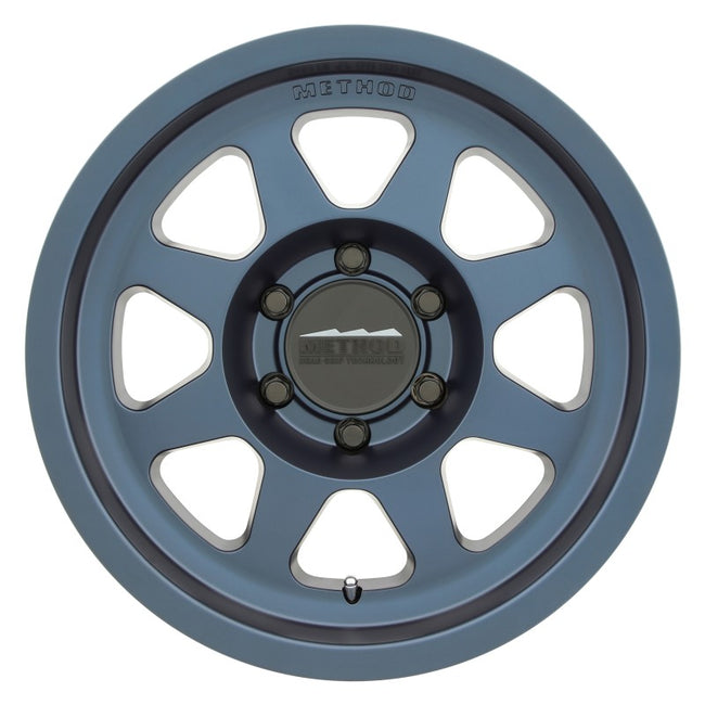 Method MR701 17x8.5 0mm Offset 6x5.5 106.25mm CB Bahia Blue Wheel