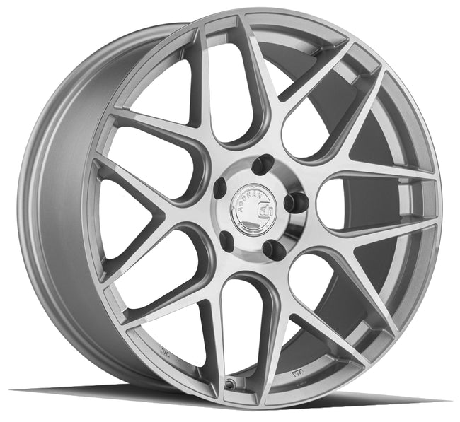 Aodhan Wheels AFF2 Silver Machined Face 19x8.5 5x112 | +35 | 66.6
