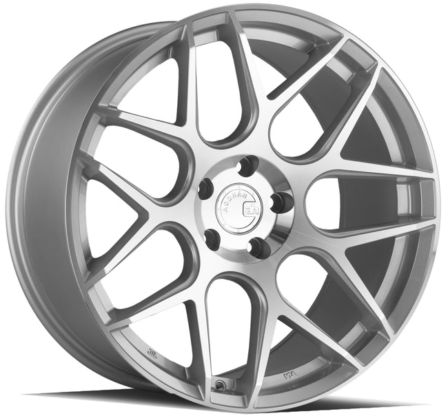 Aodhan Wheels AFF2 Silver Machined Face 20x10.5 5x112 | +35 | 66.6