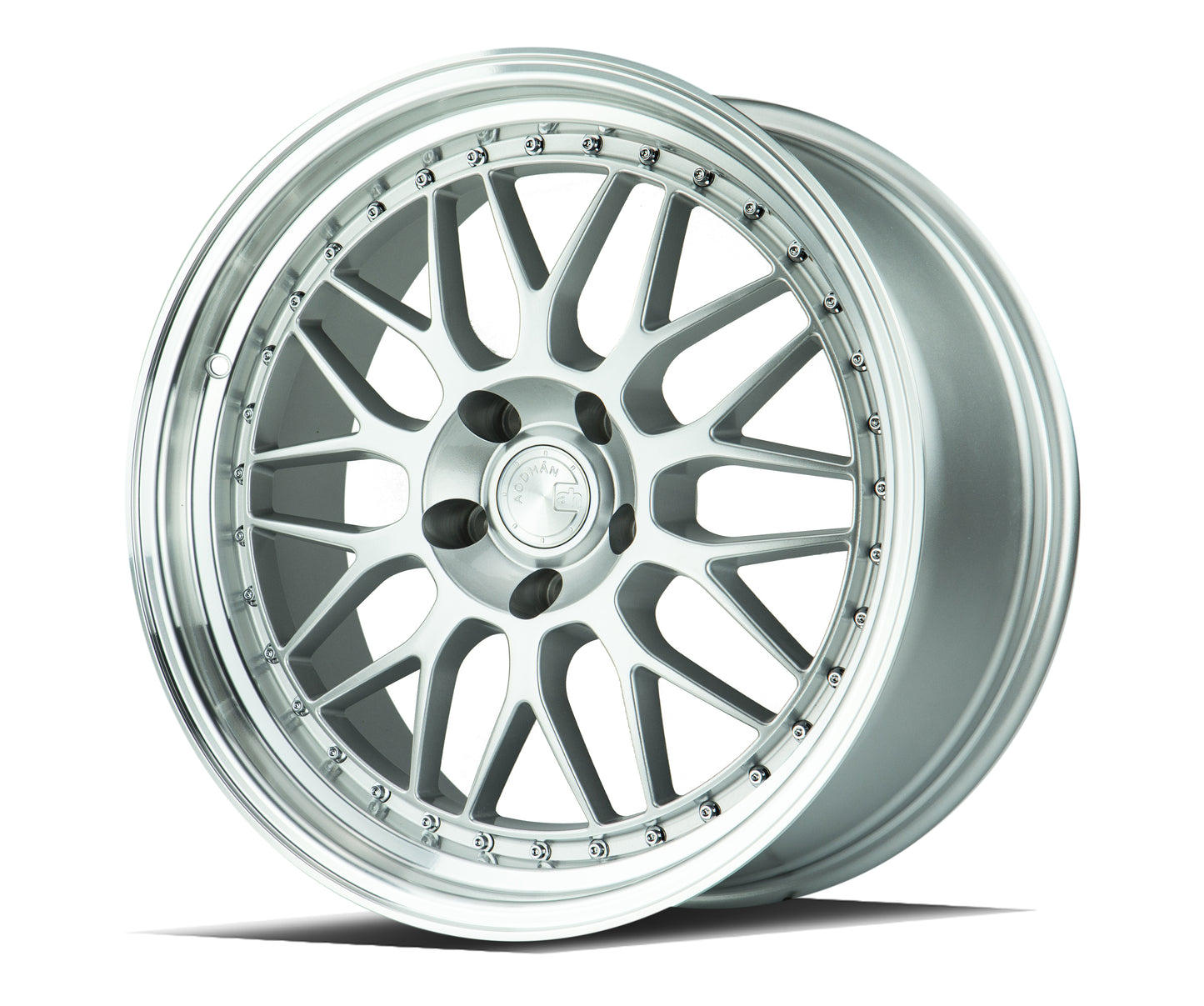Aodhan Wheels AH02 Silver w/ Machined Lip 18x9.5 5x100 | +35 | 73.1