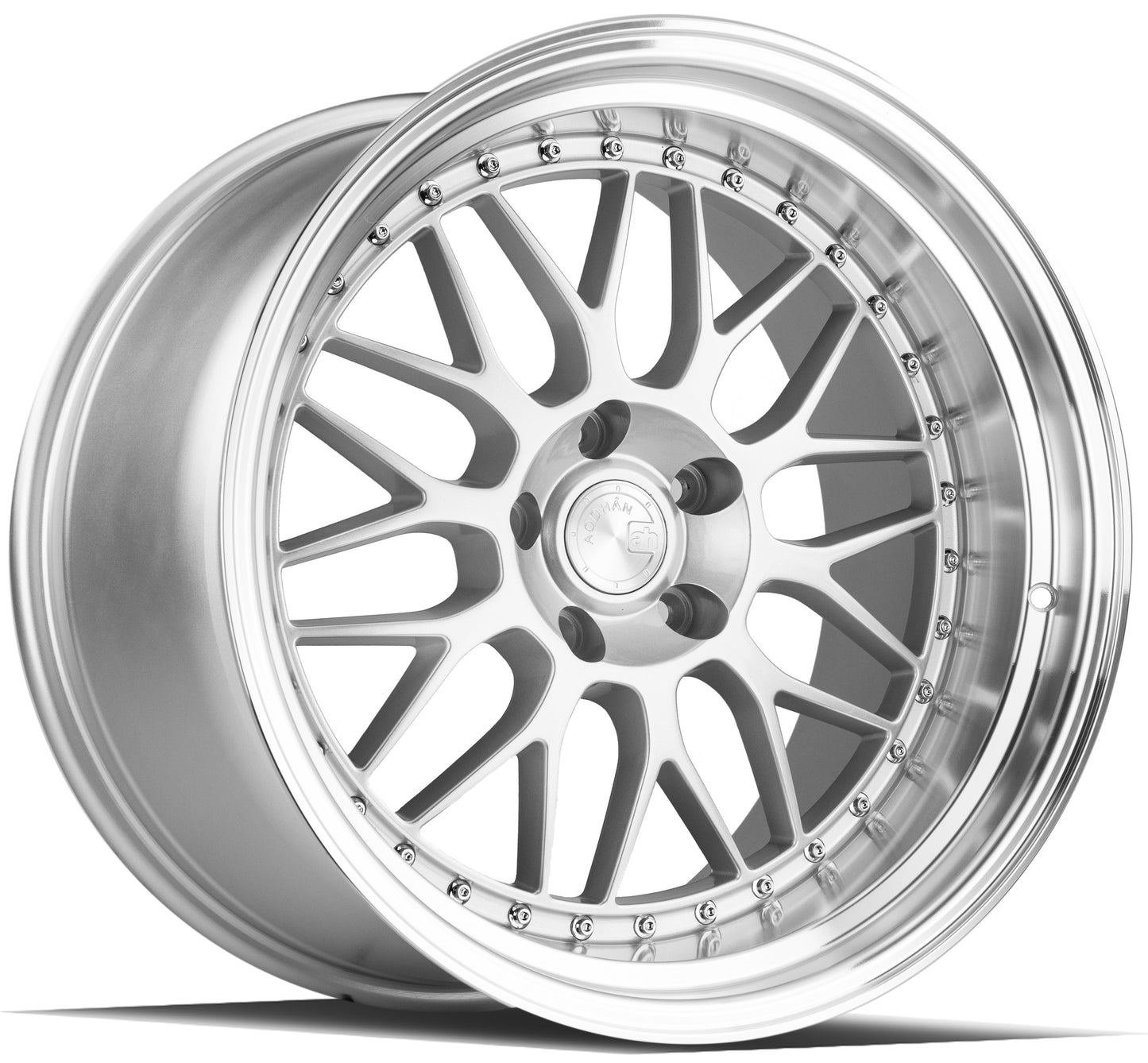 Aodhan Wheels AH02 Silver w/ Machined Lip 19x11 5x114.3 | +22 | 73.1