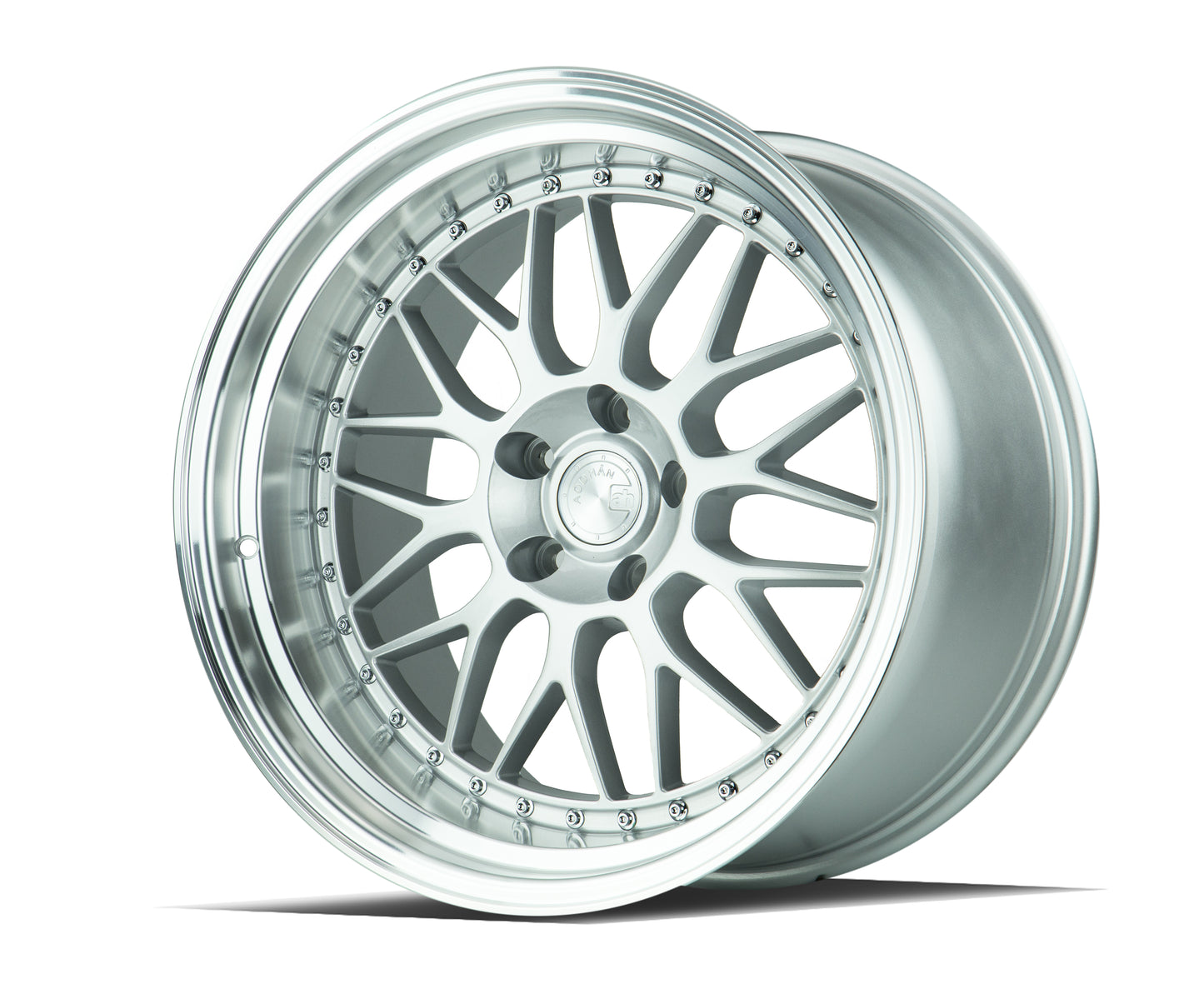 Aodhan Wheels AH02 Silver w/ Machined Lip 19x11 5x114.3 | +15 | 73.1