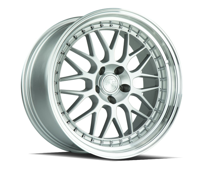 Aodhan Wheels AH02 Silver w/ Machined Lip 19x9.5 5x114.3 | +12 | 73.1