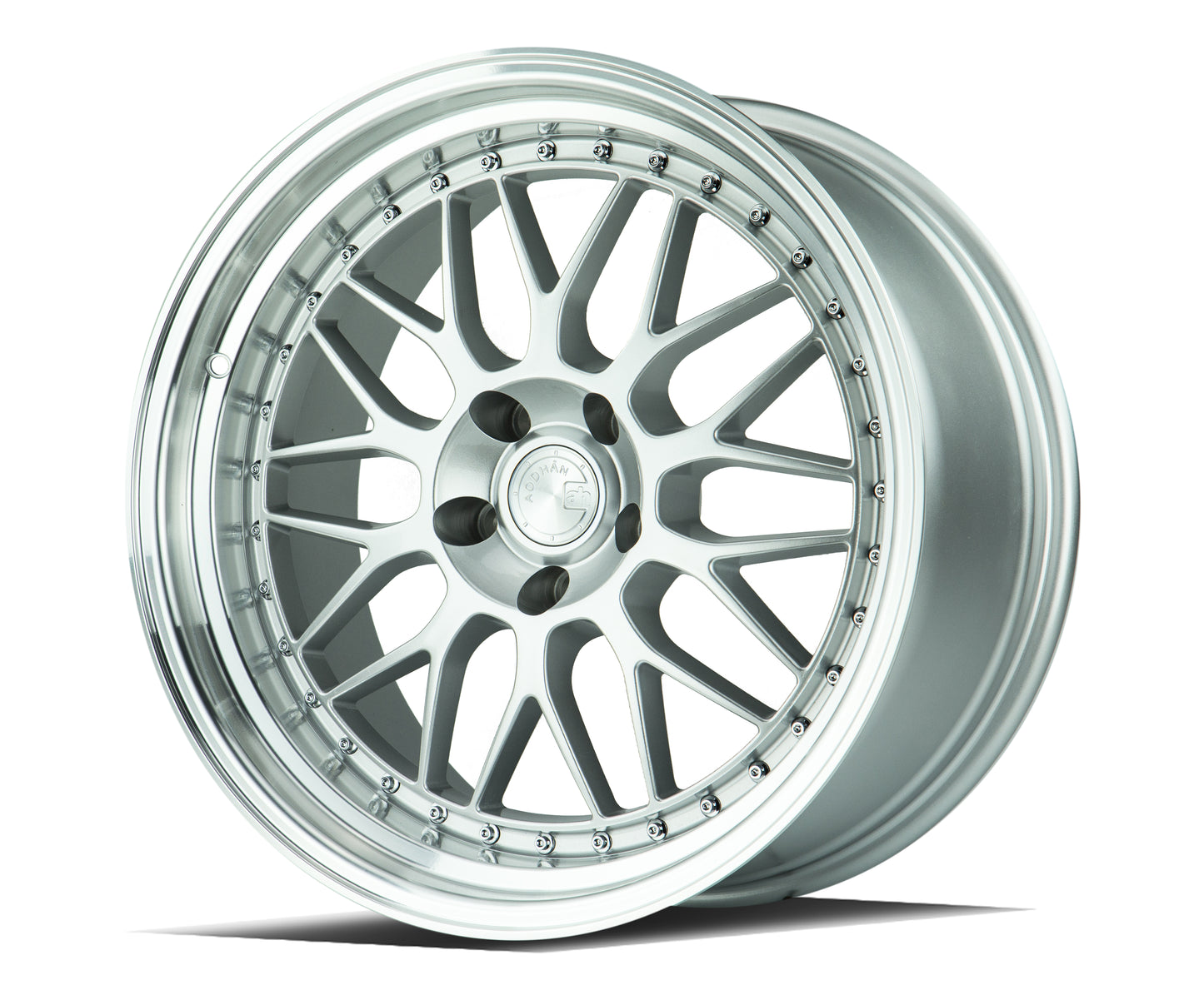 Aodhan Wheels AH02 Silver w/ Machined Lip 19x9.5 5x114.3 | +12 | 73.1