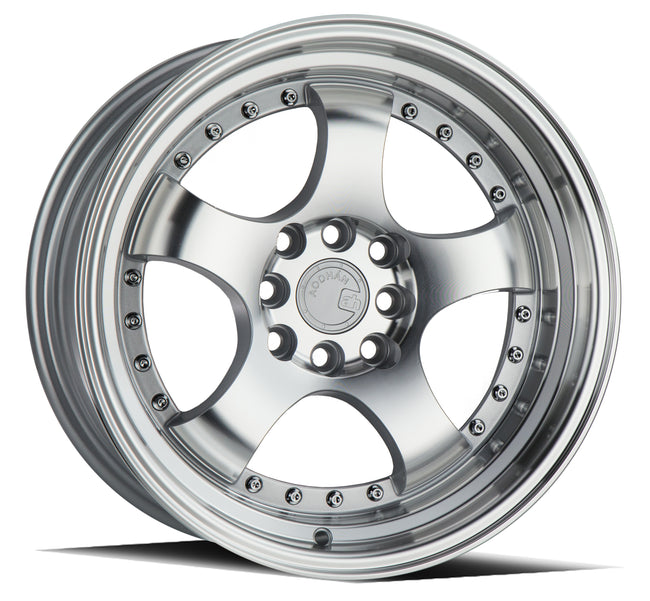 Aodhan Wheels AH03 Silver Machined Face 16x8 4x100/114.3 | +15 | 73.1
