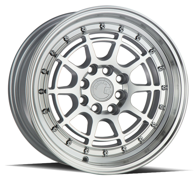 Aodhan Wheels AH04 Silver Machined Face 15x8 4x100/114.3 | +20 | 73.1