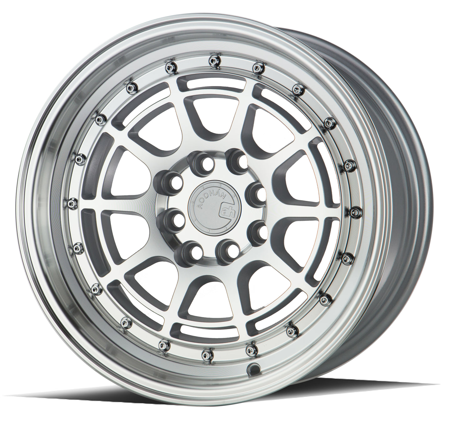 Aodhan Wheels AH04 Silver Machined Face 15x8 4x100/114.3 | +20 | 73.1