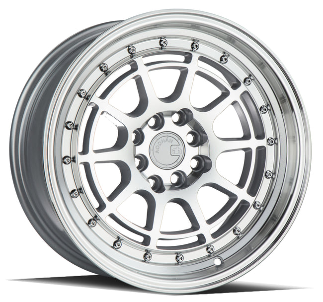 Aodhan Wheels AH04 Silver Machined Face 16x8 4x100/114.3 | +15 | 73.1